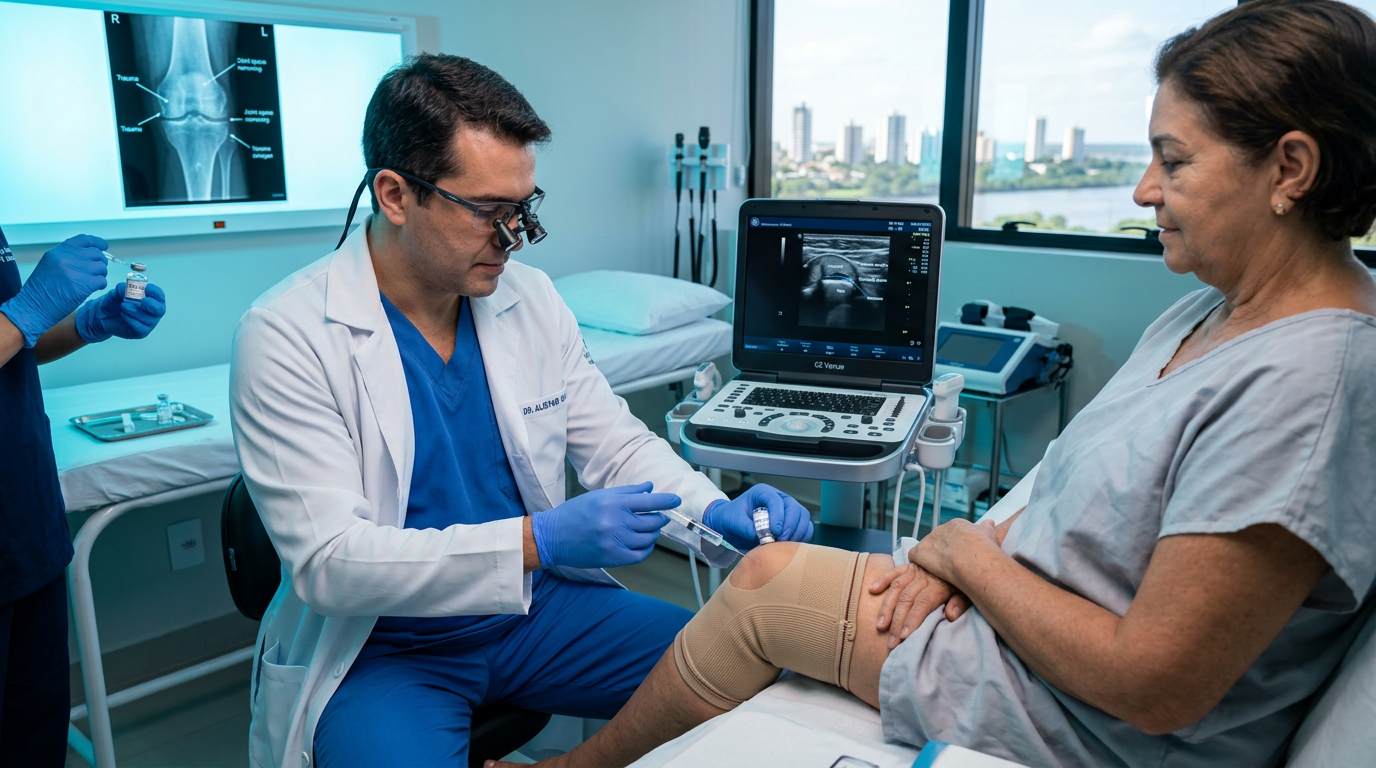 Imagem ilustrativa: Osteoartrite Pós-Traumática: Inovação no Bloqueio de Receptores — Palmas-TO