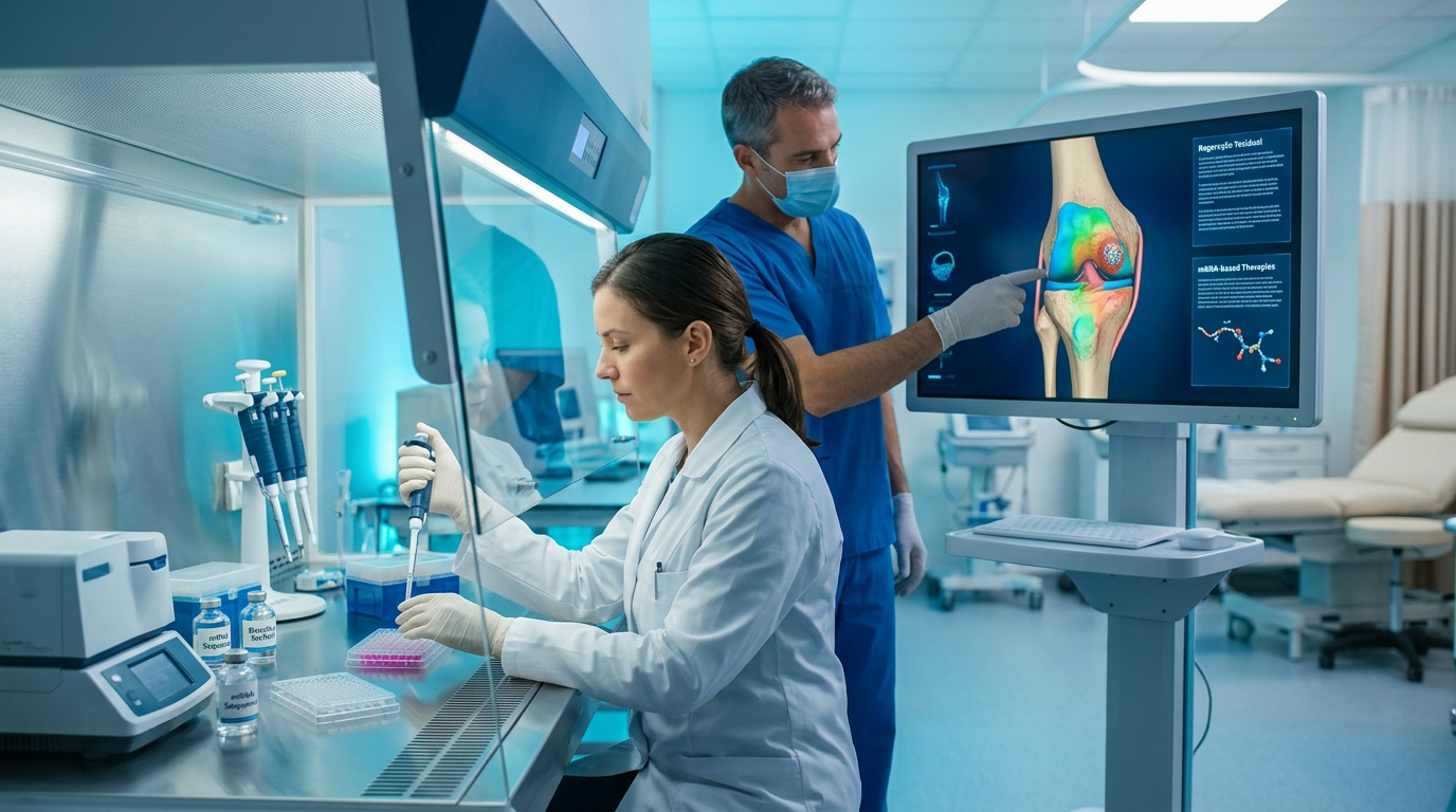 Imagem ilustrativa: Terapia mRNA e Regeneração Tecidual: O Futuro da Ortopedia em Palmas-TO